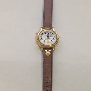 Vintage LORUS Disney Musical "It's A Small World" Mickey Mouse Watch